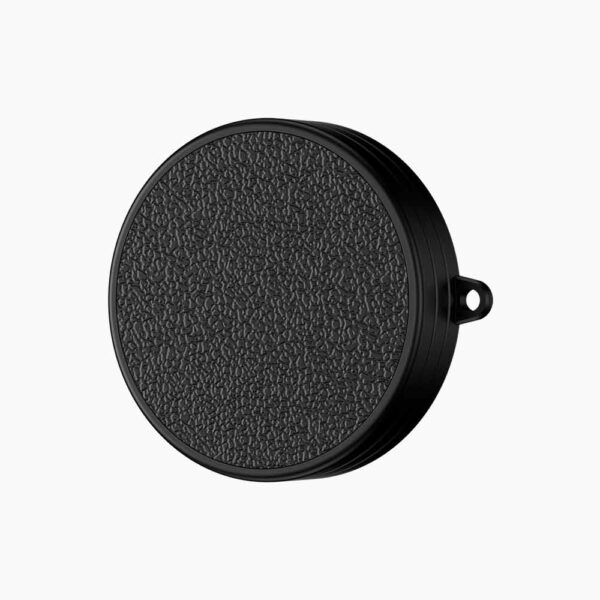 Leather Texture Lens Cap for Fuji X Half-black