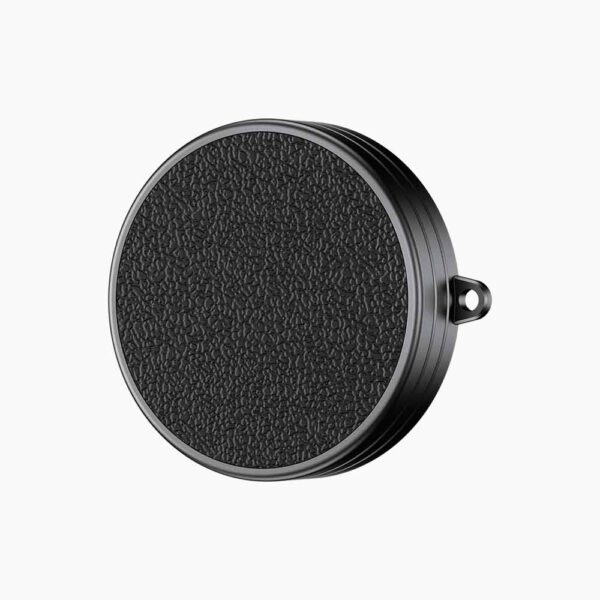 Leather Texture Lens Cap for Fuji X Half-gray