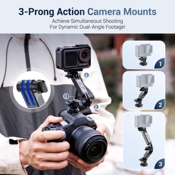 Magnetic Phone Tripod Mount Compatible with Action Camera - Image 8