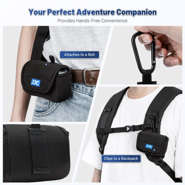 Mini Acton Camera Carrying Case with Battery Storage Slot - Image 6