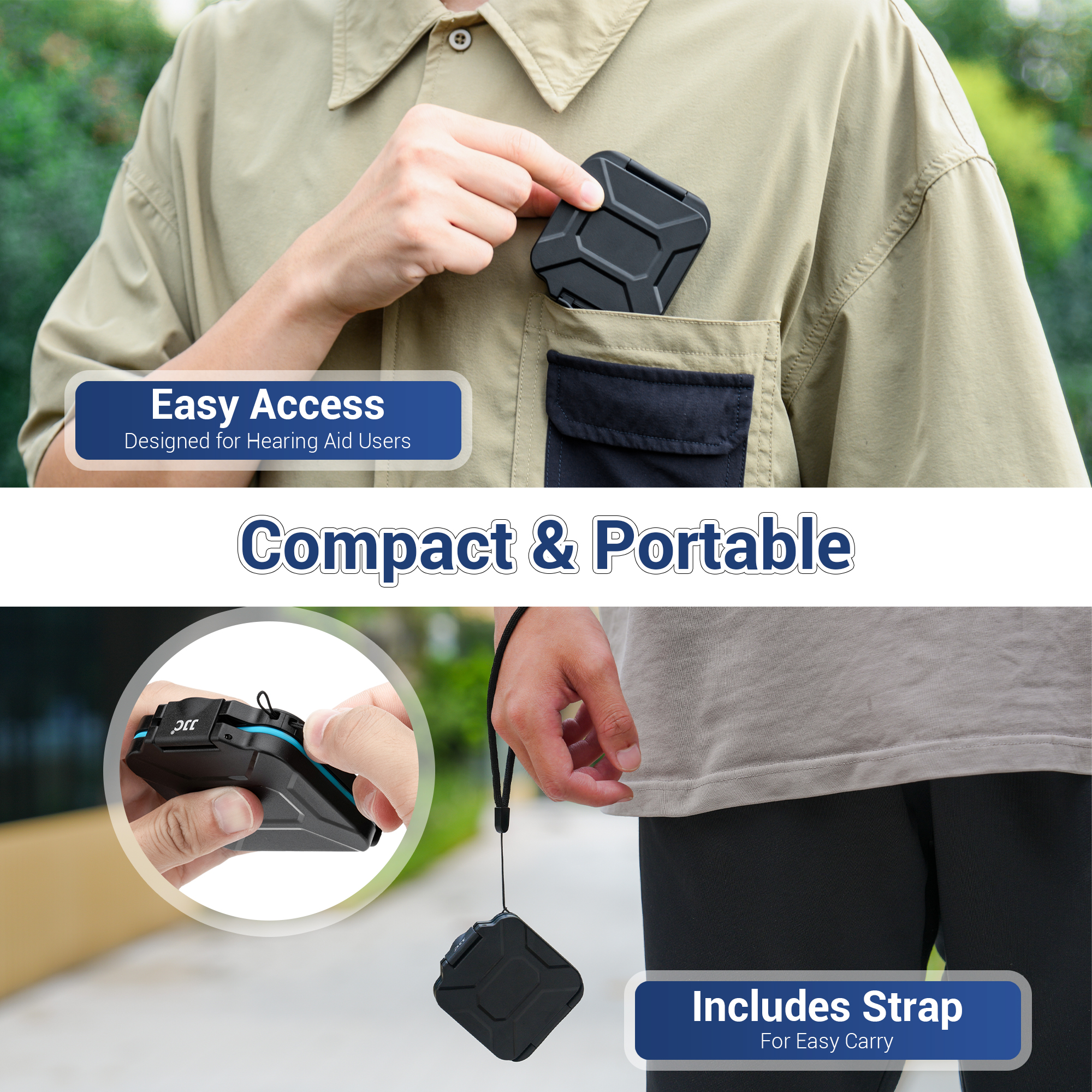 Size 312 13 10 Battery Case Holder Storage, Water-Resistant Anti-Shock, Hearing Aid Batteries Case - Image 2