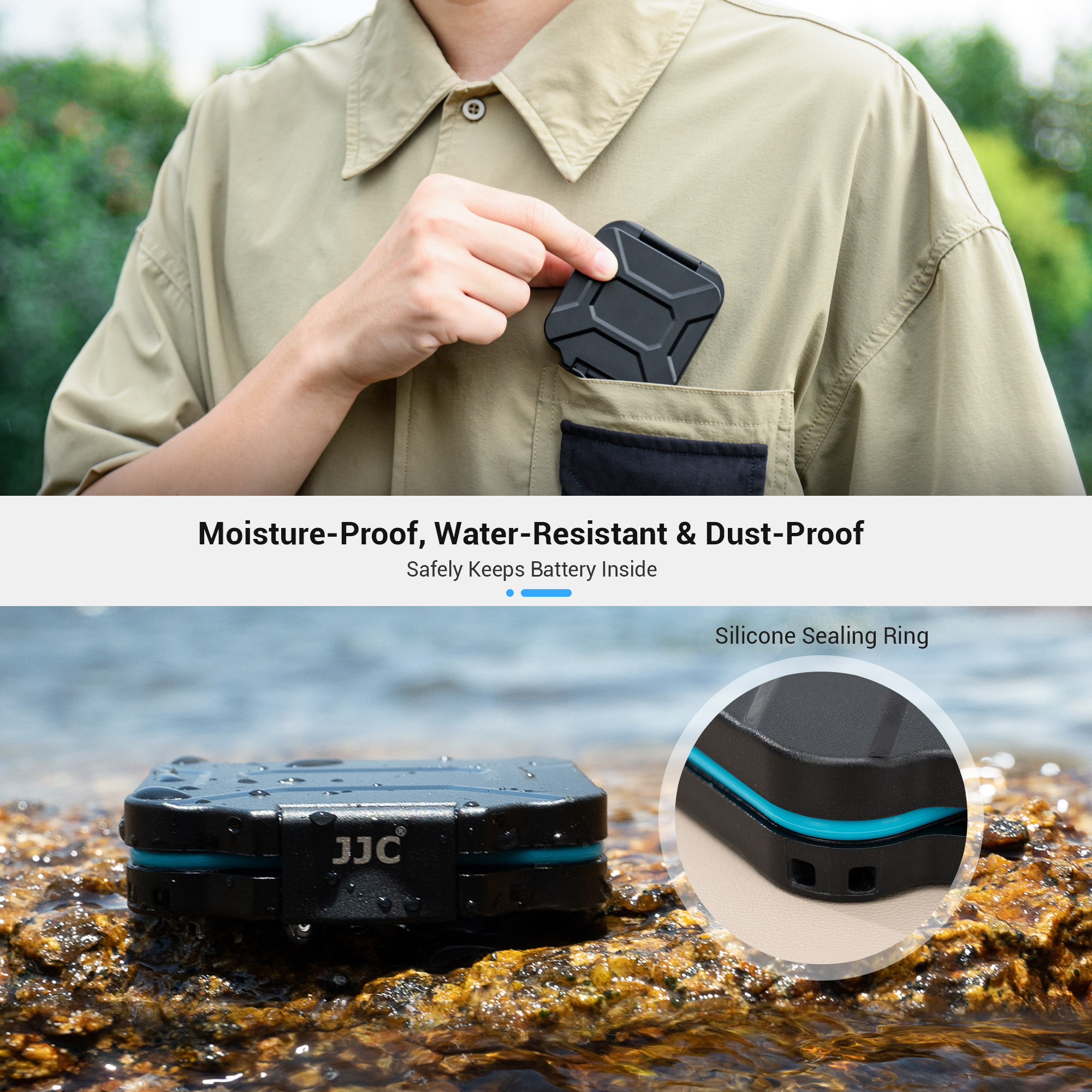 Size 312 13 10 Battery Case Holder Storage, Water-Resistant Anti-Shock, Hearing Aid Batteries Case - Image 4