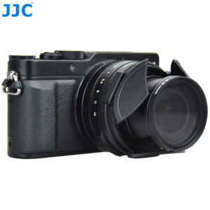 JJC Auto Open Lens Cap for Panasonic Lumix DMC-LX100, No Vignetting Anti-dust Lightweight Camera Lens Cover
