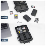 Portable Camera Battery Memory Card Storage Case 7