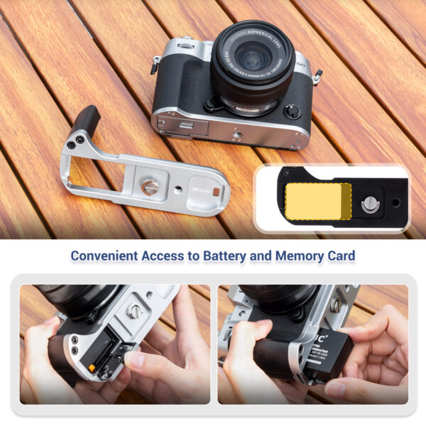 X-T50 XT50 Handgrip Hand Grip , Metal L-Shape Bracket Handle for