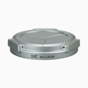 JJC-Auto-Open-Lens-Cap-for-Panasonic-Lumix-DMC-LX100-DMC-LX100II-Leica-D-LuxTyp-109-Silver