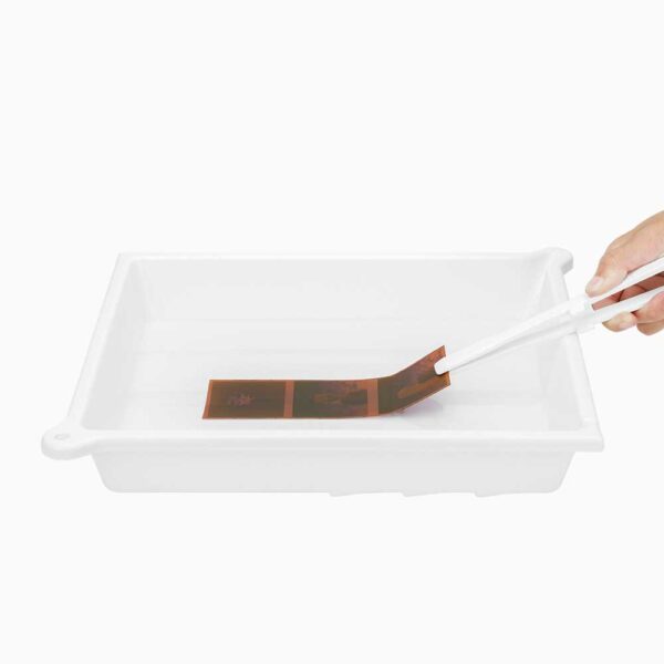 JJC 13x15 Darkroom Print Film Developing Photo Tray Set with Print Developing Tongs for Photography Enthusiasts