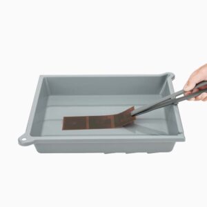 Grey 13x15 Darkroom Print Film Developing Photo Tray with Print Developing Tongs