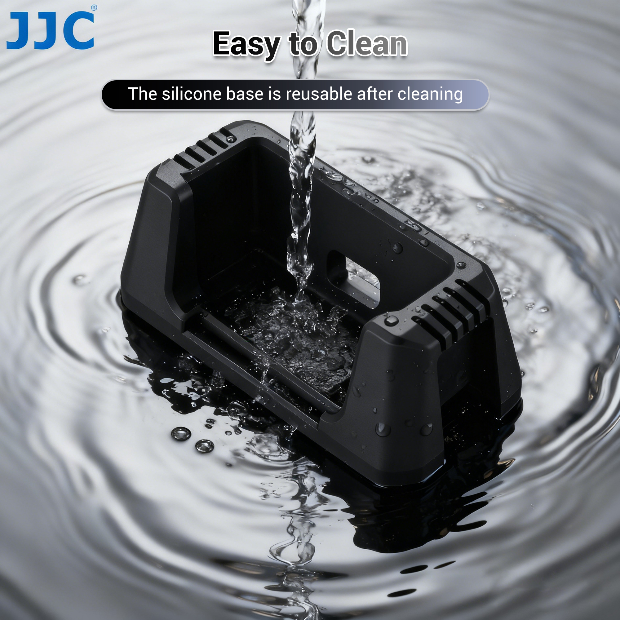 JJC Non-Slip Silicone Stand for Osmo 360 Xtra Sphra 360 Table Desktop Car Dashboard Mount with Adhesive Base Not Interfere Charging - Image 8