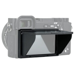 JJC 83x48mm Foldable Camera LCD Screen Hood Shade Cover for Sony A6000 A6100 A6300 A6400 A6500 A6600 Block Sunlight Anti-Glare Pop-up Screen Protector Display Guard Monitor Shield Adhesive-On