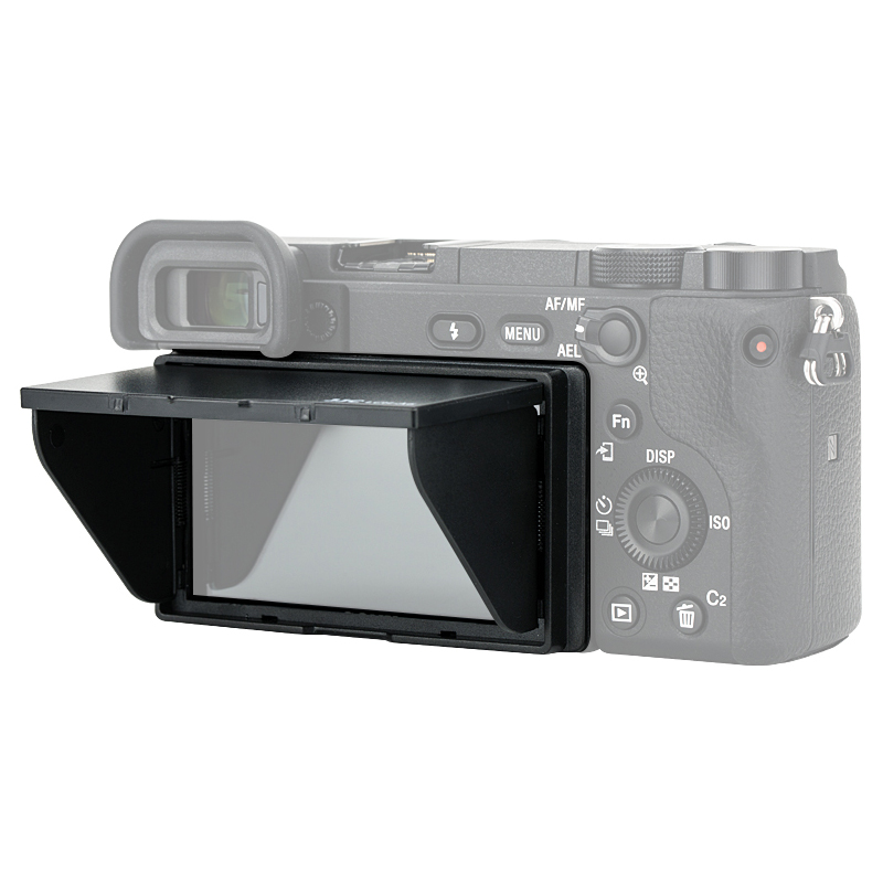 JJC 83x48mm Foldable Camera LCD Screen Hood Shade Cover for Sony A6000 A6100 A6300 A6400 A6500 A6600 Block Sunlight Anti-Glare Pop-up Screen Protector Display Guard Monitor Shield Adhesive-On - Image 7