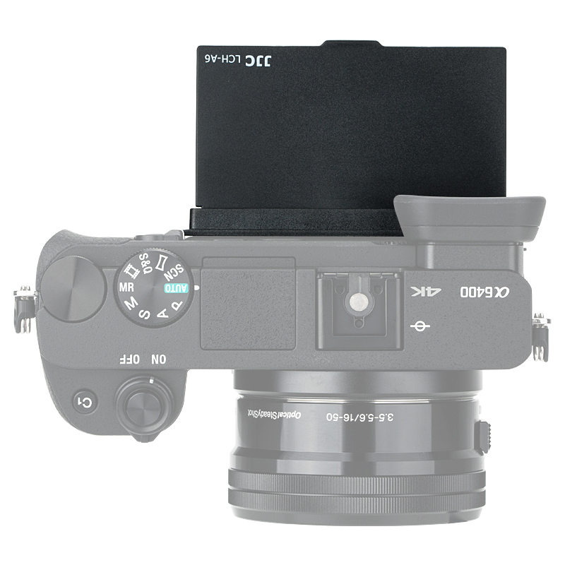 JJC 83x48mm Foldable Camera LCD Screen Hood Shade Cover for Sony A6000 A6100 A6300 A6400 A6500 A6600 Block Sunlight Anti-Glare Pop-up Screen Protector Display Guard Monitor Shield Adhesive-On - Image 3