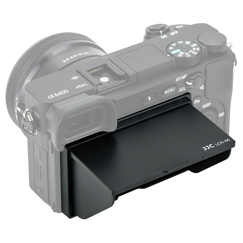 JJC 83x48mm Foldable Camera LCD Screen Hood Shade Cover for Sony A6000 A6100 A6300 A6400 A6500 A6600 Block Sunlight Anti-Glare Pop-up Screen Protector Display Guard Monitor Shield Adhesive-On - Image 4