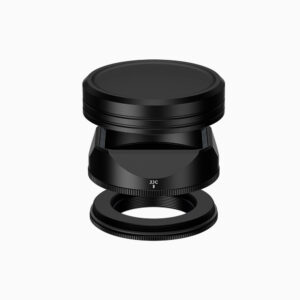 JJC Black Lens hood with cap for Fujifilm XF 23mm 27mm F2.8 R WR