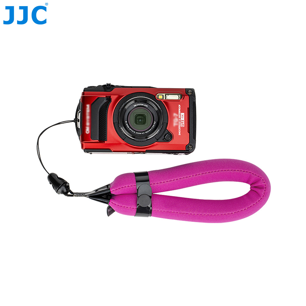 JJC Hot Pink Floating Wrist Strap for waterproof digital cameras GoPro 13 12 11 DJI Osmo 360 Nano Action Insta360 Ace Pro Series Olympus TG-7 - Image 9