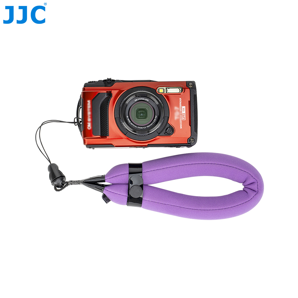 JJC Purple Floating Wrist Strap for waterproof digital cameras GoPro 13 12 11 DJI Osmo 360 Nano Action Insta360 Ace Pro Series Olympus TG-7 - Image 10
