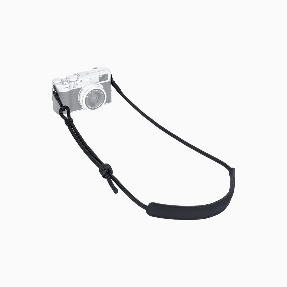 JJC Neck Strap for Leica D-Lux 8 7 Typ 109 Q Q2 3 43 Fujifilm X-Half X-E 5 X-T 50 X-T 30 Retro-Style Compact Camera with Strap Lugs Microfiber Leather Pads Anti-Scratch Adjustable Length Black - Image 2