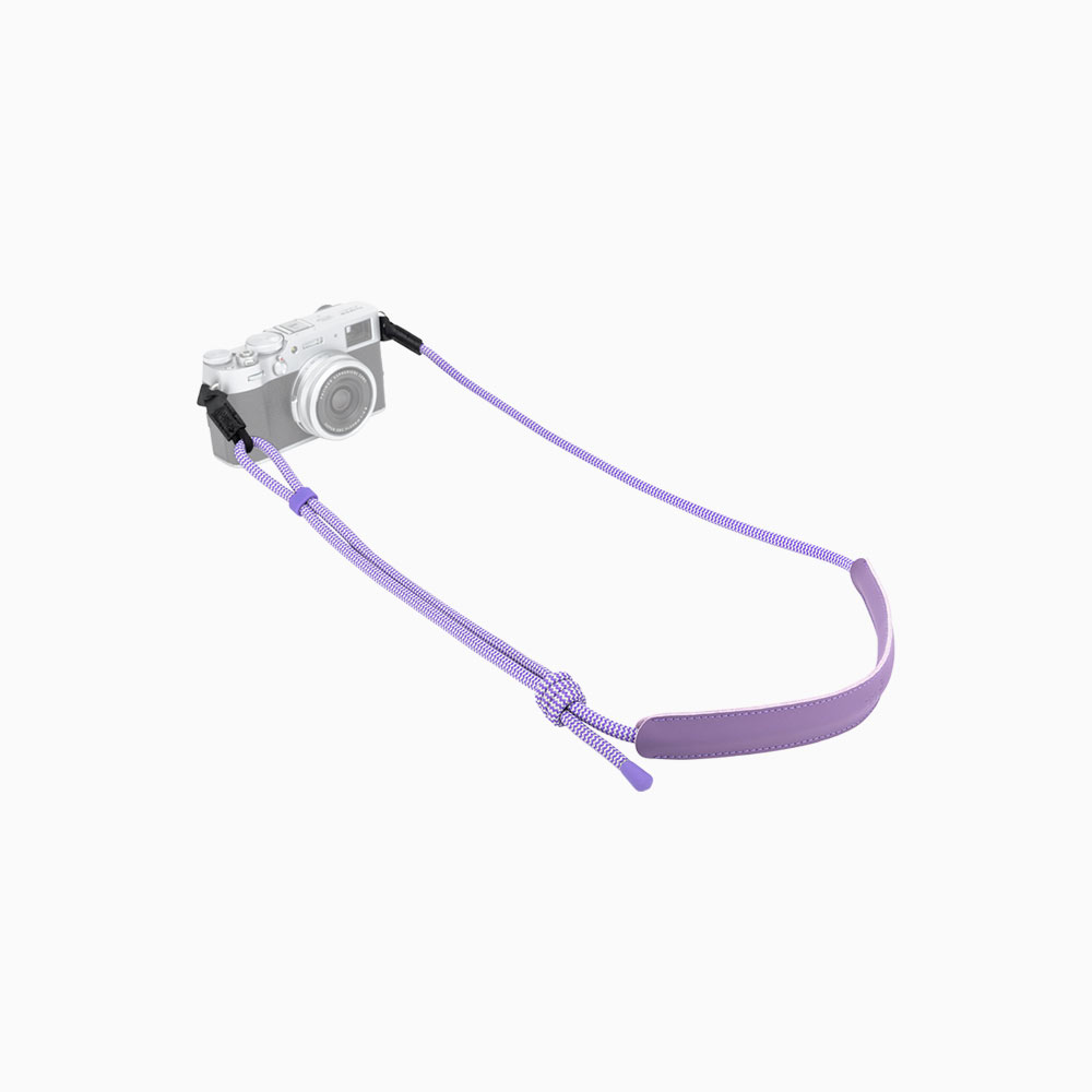 JJC Neck Strap for Leica D-Lux 8 7 Typ 109 Q Q2 3 43 Fujifilm X-Half X-E 5 X-T 50 X-T 30 Retro-Style Compact Camera with Strap Lugs Microfiber Leather Pads Anti-Scratch Adjustable Length Light Purple - Image 2