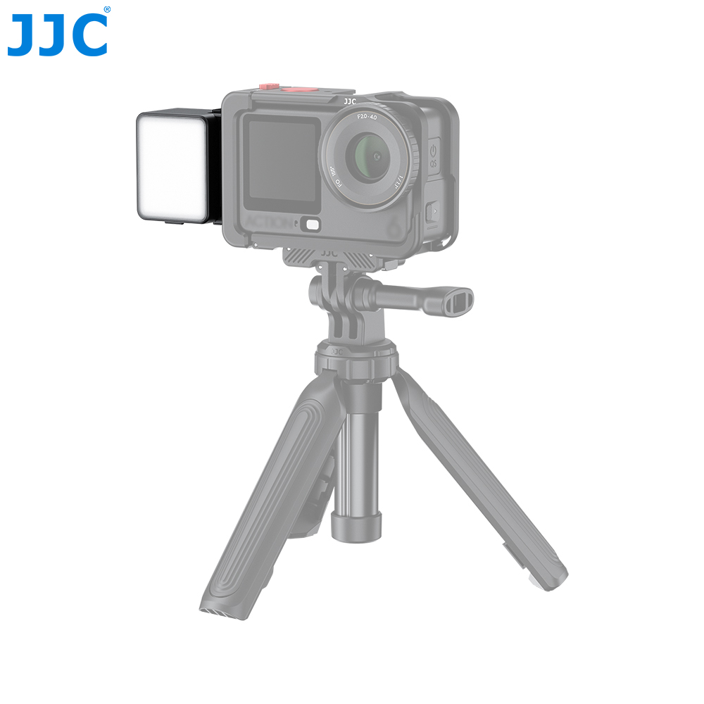 JJC Mini LED Auxiliary Light for Osmo Action 6 Nano & Xtra Edge Atto Built-in Battery Magnetic Quick-Release 3 Stops Brightness & Temperature Adjustable Night Scene Vlog Selfie Shooting Accessory - Image 9