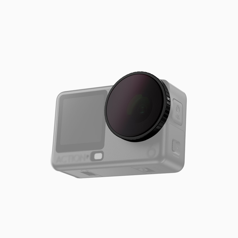 JJC ND32 Filter for DJI Action 6 & Xtra Edge Multi Layers Coating Optical Glass Reduce Light Long Exposure Anti-Dust Fingerprints Scratch with Filter Case Microfiber Cleaning Cloth - Image 2