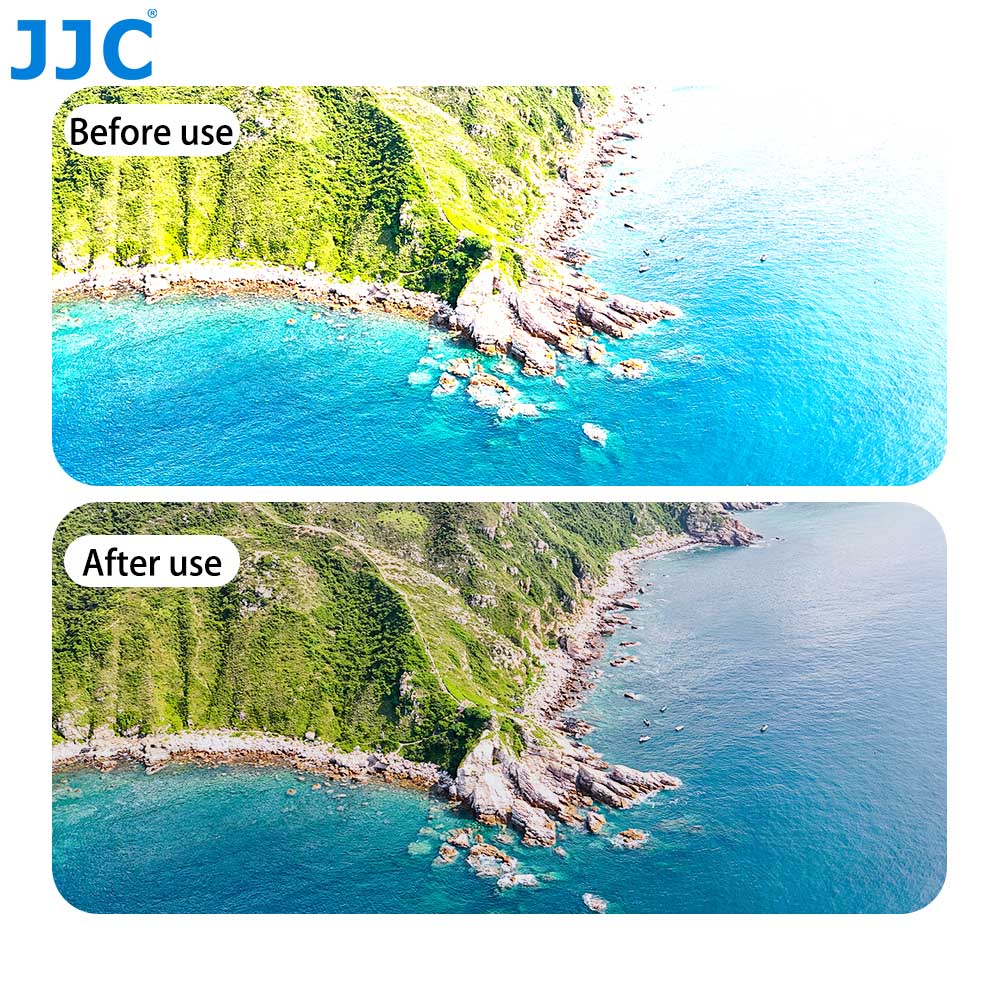 JJC ND16 Filter for DJI Action 6 & Xtra Edge Multi Layers Coating Optical Glass Reduce Light Long Exposure Anti-Dust Fingerprints Scratch with Filter Case Microfiber Cleaning Cloth - Image 3