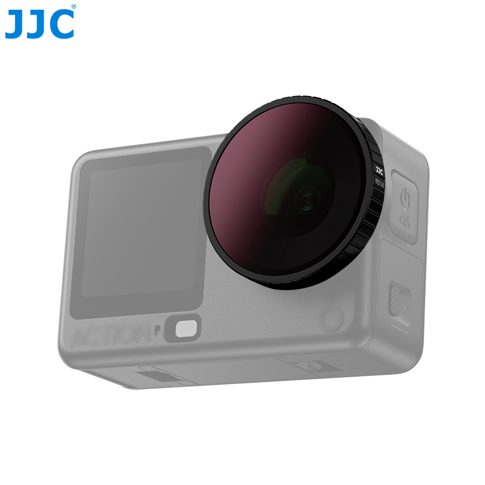 JJC ND16 Filter for DJI Action 6 & Xtra Edge Multi Layers Coating Optical Glass Reduce Light Long Exposure Anti-Dust Fingerprints Scratch with Filter Case Microfiber Cleaning Cloth - Image 7
