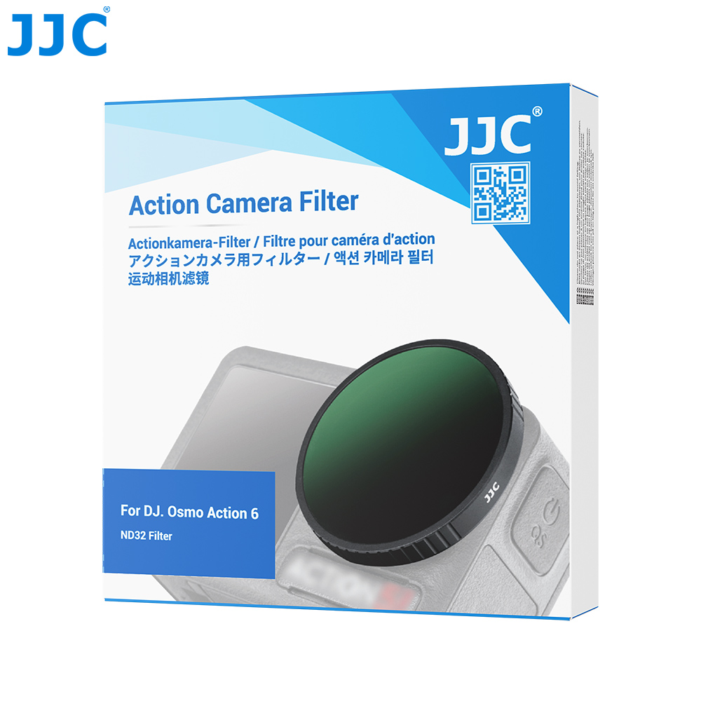 JJC ND32 Filter for DJI Action 6 & Xtra Edge Multi Layers Coating Optical Glass Reduce Light Long Exposure Anti-Dust Fingerprints Scratch with Filter Case Microfiber Cleaning Cloth - Image 10