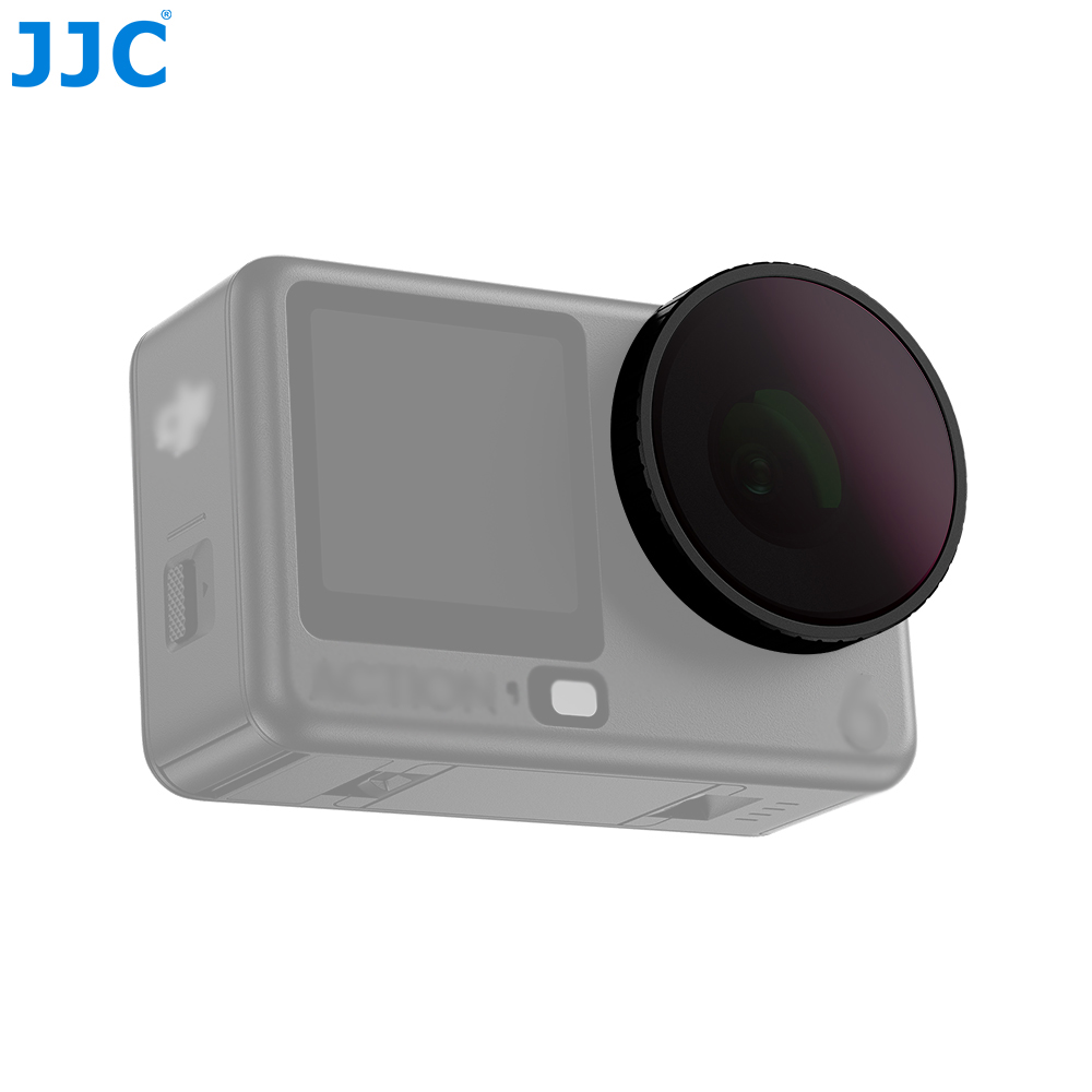 JJC ND32 Filter for DJI Action 6 & Xtra Edge Multi Layers Coating Optical Glass Reduce Light Long Exposure Anti-Dust Fingerprints Scratch with Filter Case Microfiber Cleaning Cloth - Image 7