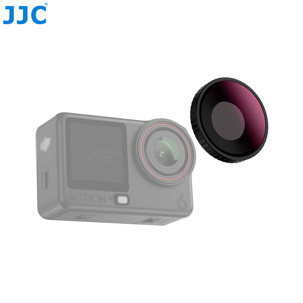JJC ND8 Filter for DJI Action 6 & Xtra Edge Multi Layers Coating Optical Glass Reduce Light Long Exposure Anti-Dust Fingerprints Scratch with Filter Case Microfiber Cleaning Cloth - Image 9