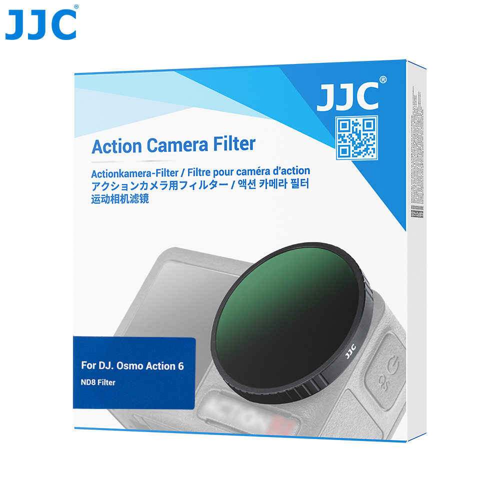 JJC ND8 Filter for DJI Action 6 & Xtra Edge Multi Layers Coating Optical Glass Reduce Light Long Exposure Anti-Dust Fingerprints Scratch with Filter Case Microfiber Cleaning Cloth - Image 10