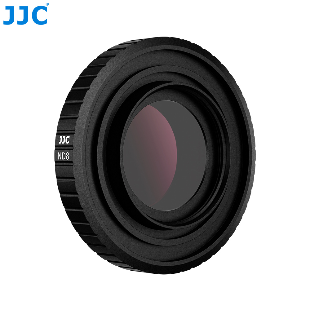JJC ND8 Filter for DJI Action 6 & Xtra Edge Multi Layers Coating Optical Glass Reduce Light Long Exposure Anti-Dust Fingerprints Scratch with Filter Case Microfiber Cleaning Cloth - Image 5