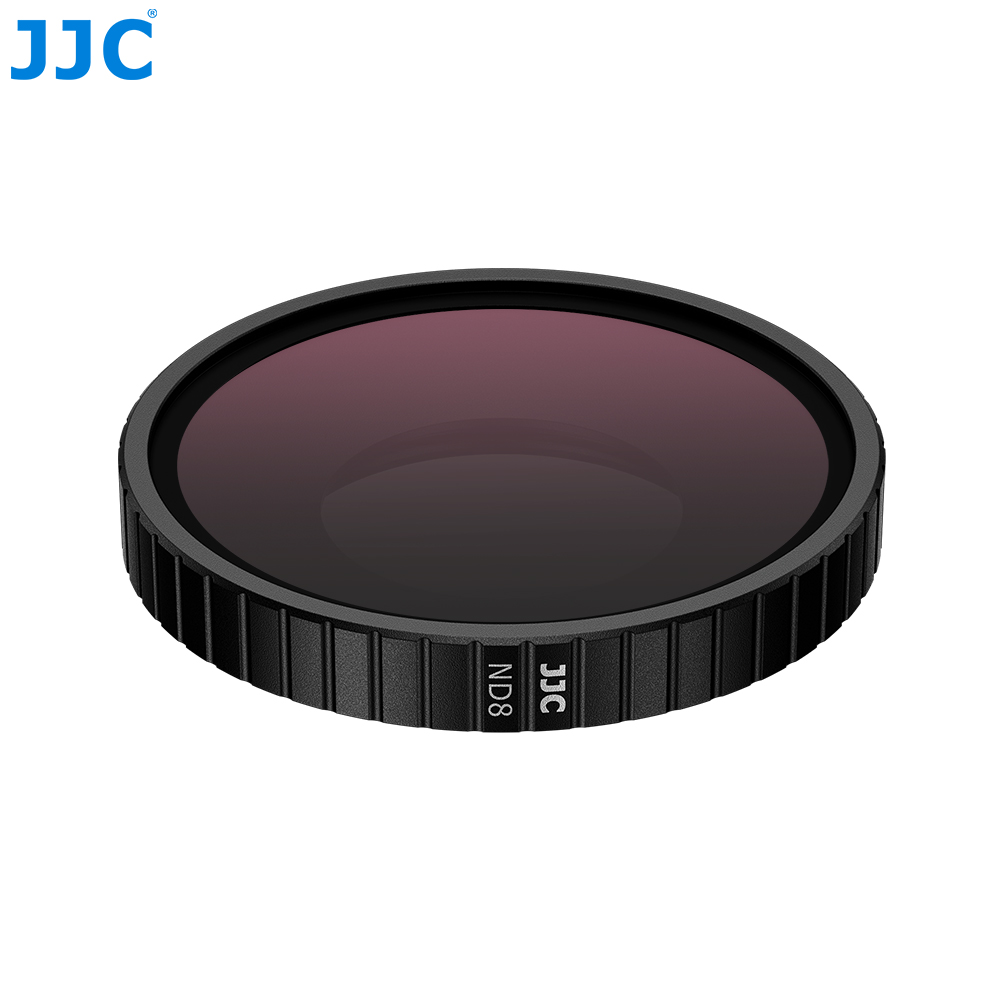 JJC ND8 Filter for DJI Action 6 & Xtra Edge Multi Layers Coating Optical Glass Reduce Light Long Exposure Anti-Dust Fingerprints Scratch with Filter Case Microfiber Cleaning Cloth - Image 6