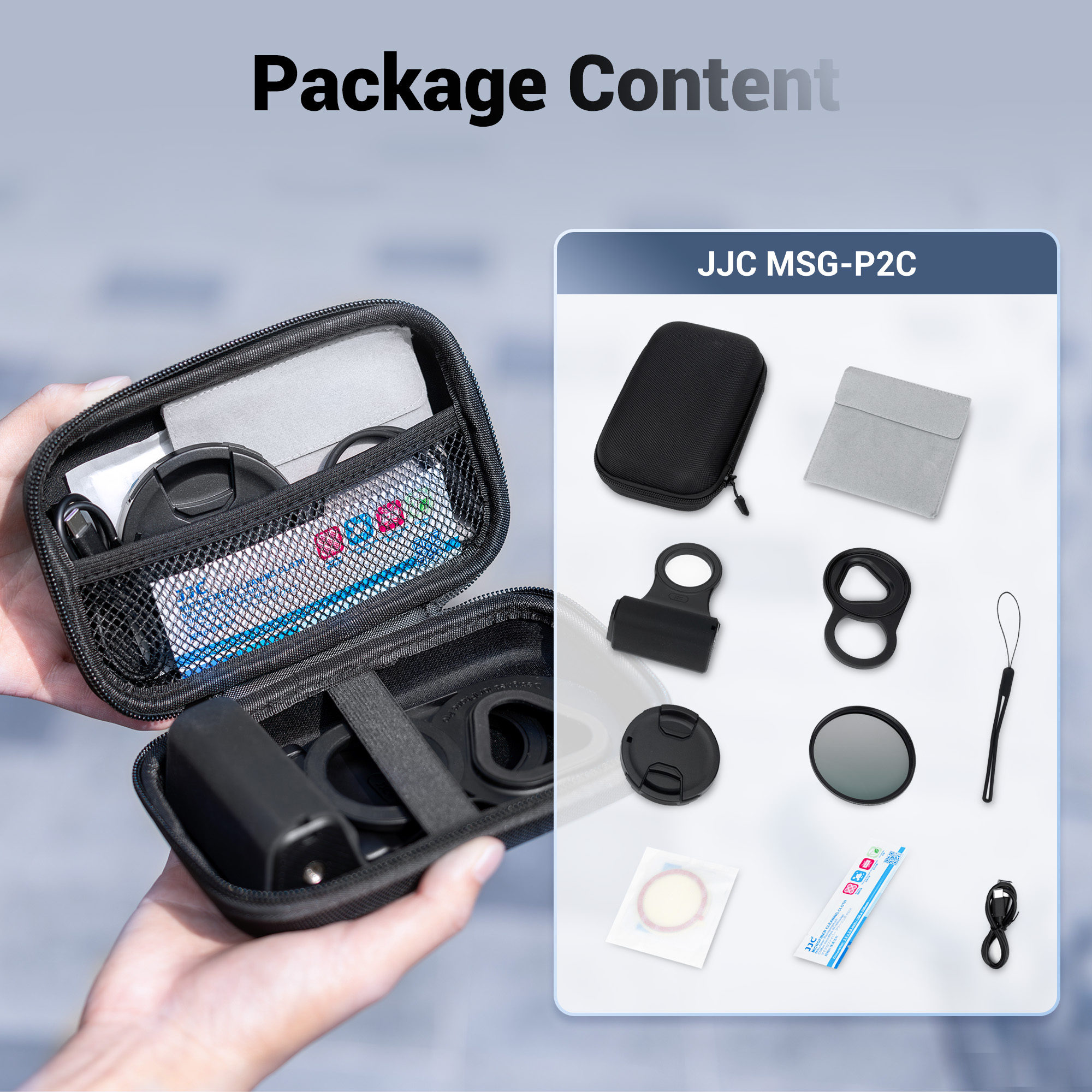 JJC Magnetic Wireless Remote Control Grip & 67mm CPL Filter Kit for iPhone 17 Pro 17 Air 16 15 14 Pro DSLR-Style Handle Design Compatible with iOS & Android Photo & Video Capture Silicone Grip with Anti-Loss Strap 1/4"-20 Threaded Hole for Tripod Mounting - Image 7