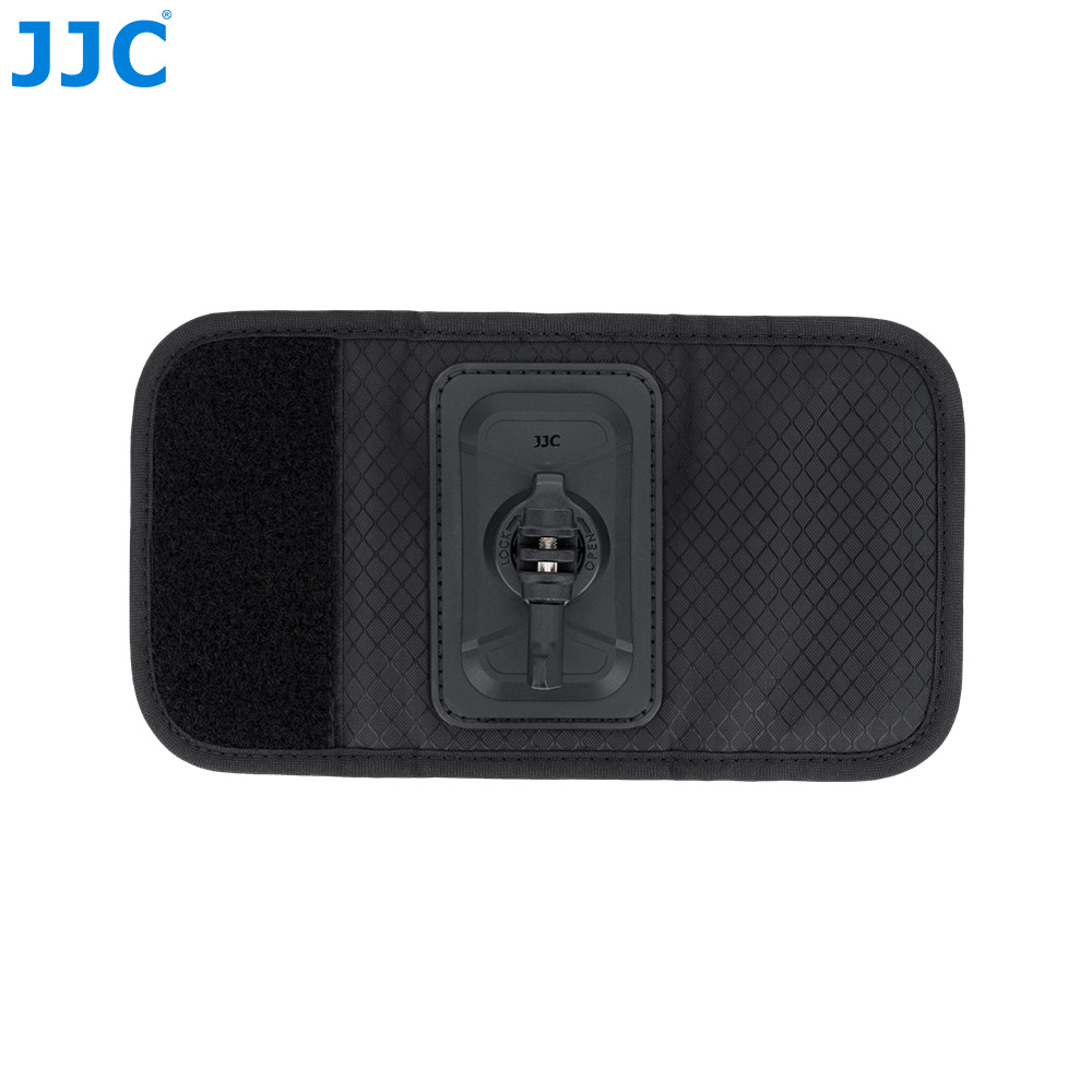 JJC Action Camera Shoulder Strap Mount with Large Velcro D-ring Knob-Locking Ball Head 62° Flexible Angle for Osmo 360 Action 6 5 Pro 4 Insta360 X5 X4 Air Gopro Hero 13 12 11 Climbing Hiking POV recording Black - Image 4