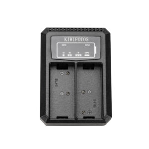 KIWIFOTOS USB Dual Battery Charger Fits NIK. EN-EL15 / EN-EL15a / EN-EL15b / EN-EL15c