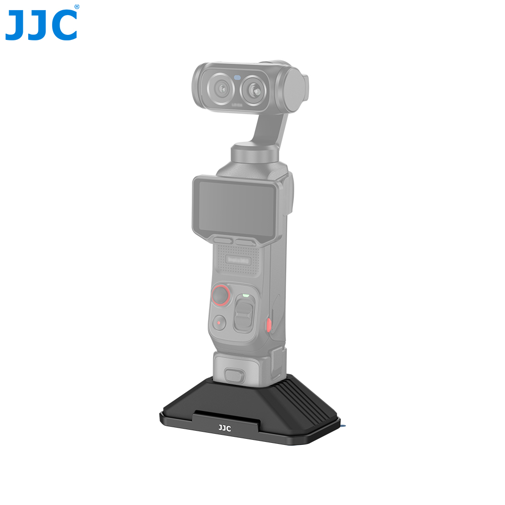 JJC Silicone Non-Slip Desktop Mount for Insta360 Luna Ultra with Large Adhesive Base Video Recording Stand Prevent Fall Mount on Dashboard with Charging Port Cutout - Image 5