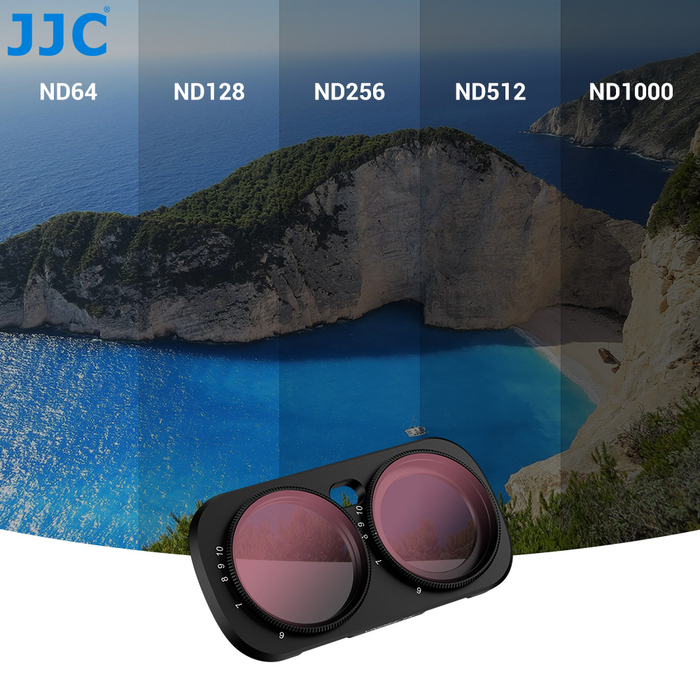 JJC Variable ND64-1000 Filter for Insta360 Luna Ultra Magnetic Multi Layers Scratch Fingerprint Resistant Reduces Fixed Light Enter Long Exposure with Cleaning Cloth Storage Case Screen Protector - Image 3