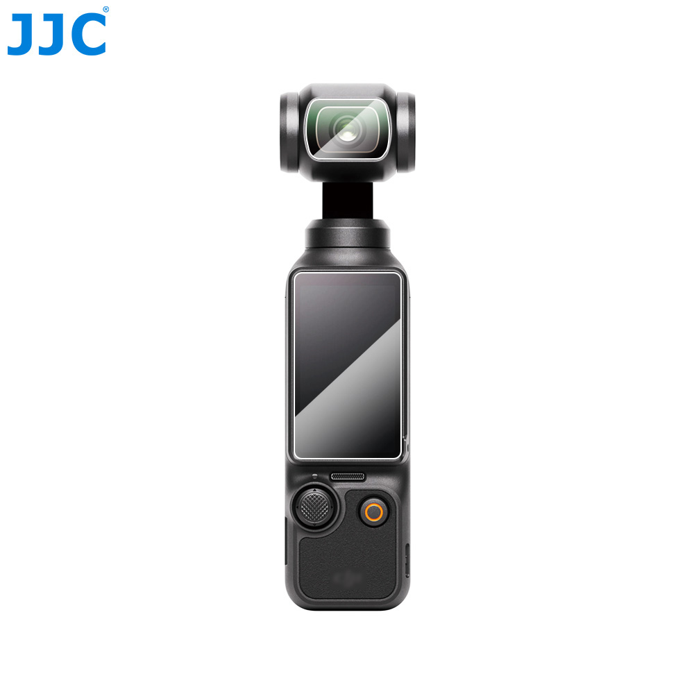 JJC 2 Packs Glass Protector for Osmo Pocket 4 Pocket 3 Xtra Muse Screen & Lens Full Coverage Anti UV Water Oil Fingerprint-Resistant Coating 9H Optical Glass 2.5D Round Edge - Image 3