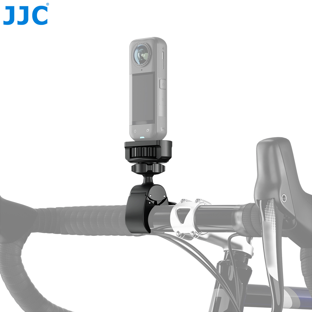 JJC Universal 1/4"-20 Screw Handlebar Mount for Osmo Pocket 4 Nano Action 6 Insta X5 X4 Air Sony RX100 Canon V10 Compact Cameras with Nylon Clamp Quick Install TPE Rubber Increase Friction for Flexible Multi-Angle Shooting - Image 7
