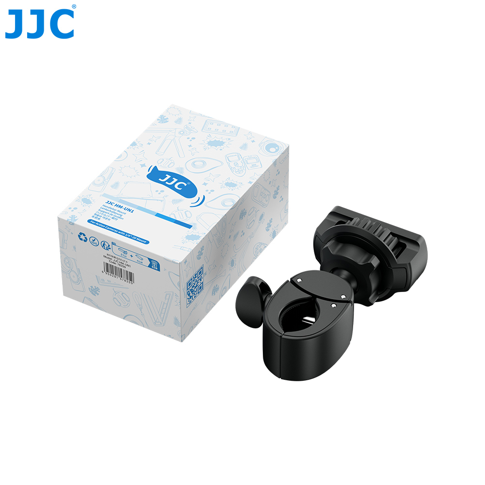 JJC Universal 1/4"-20 Screw Handlebar Mount for Osmo Pocket 4 Nano Action 6 Insta X5 X4 Air Sony RX100 Canon V10 Compact Cameras with Nylon Clamp Quick Install TPE Rubber Increase Friction for Flexible Multi-Angle Shooting - Image 10