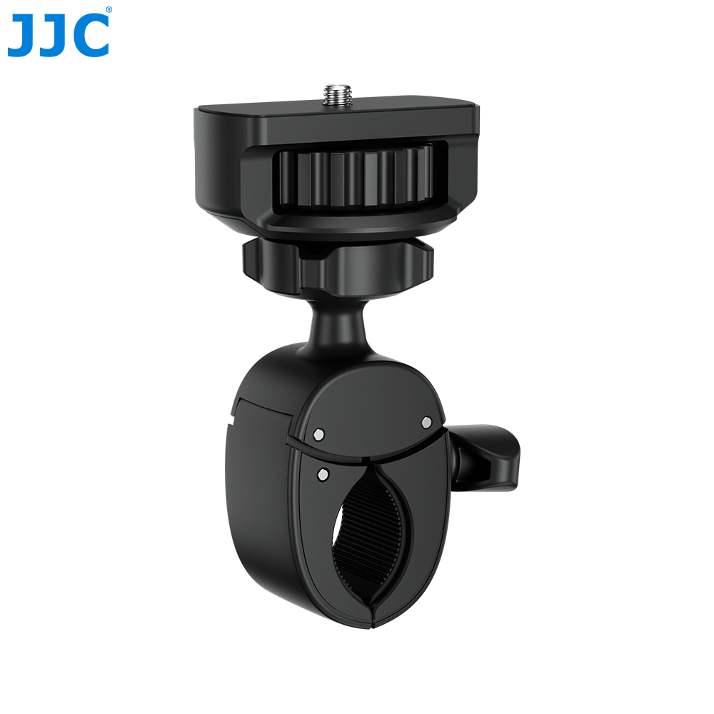 JJC Universal 1/4"-20 Screw Handlebar Mount for Osmo Pocket 4 Nano Action 6 Insta X5 X4 Air Sony RX100 Canon V10 Compact Cameras with Nylon Clamp Quick Install TPE Rubber Increase Friction for Flexible Multi-Angle Shooting - Image 9