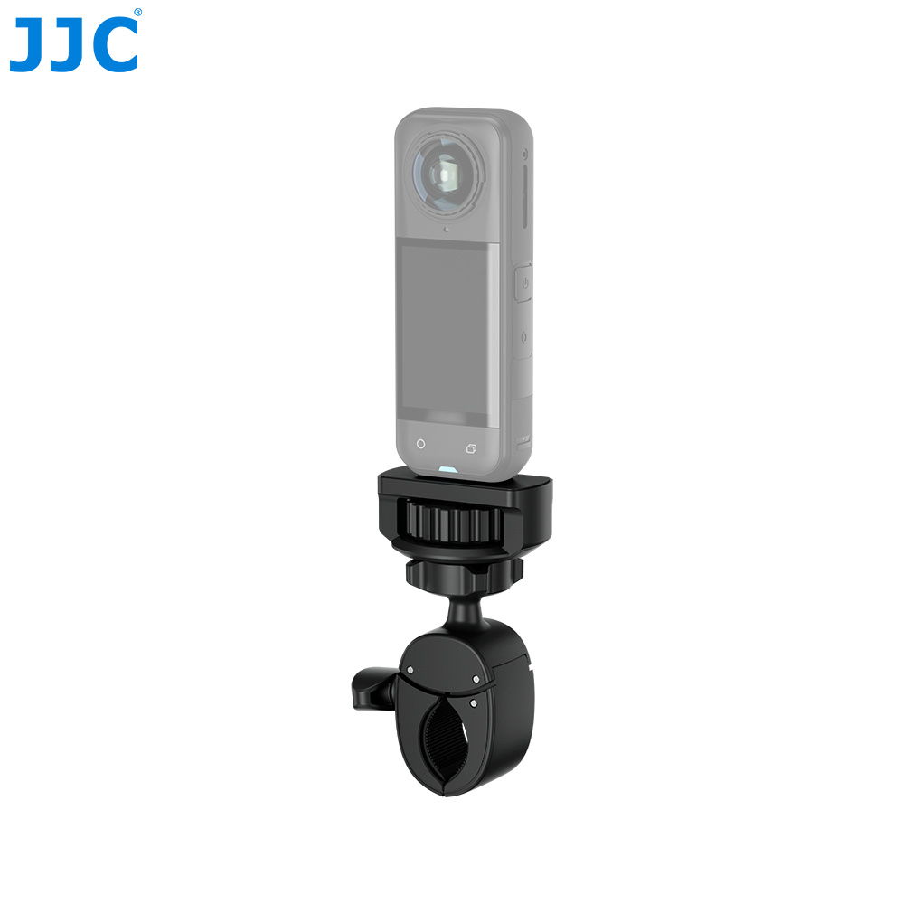 JJC Universal 1/4"-20 Screw Handlebar Mount for Osmo Pocket 4 Nano Action 6 Insta X5 X4 Air Sony RX100 Canon V10 Compact Cameras with Nylon Clamp Quick Install TPE Rubber Increase Friction for Flexible Multi-Angle Shooting - Image 5