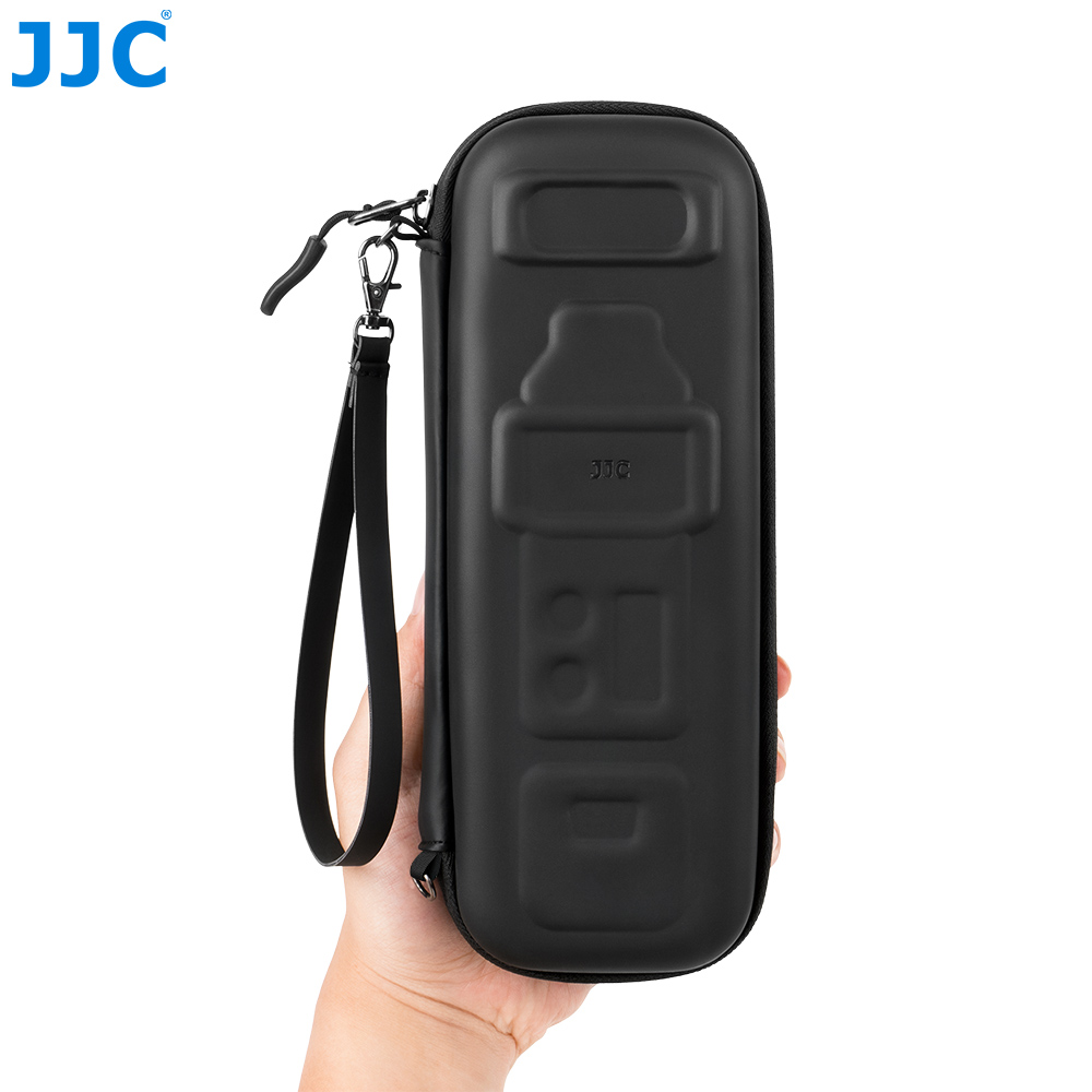 JJC Compact Hard Shell Full-Coverage Protection Case for Insta360 Luna Ultra with Handle Impact-Resistant 3 Layer Protective Structure with Lanyard Hole Detachable Wrist Strap Auick-Release Buckle Black - Image 10