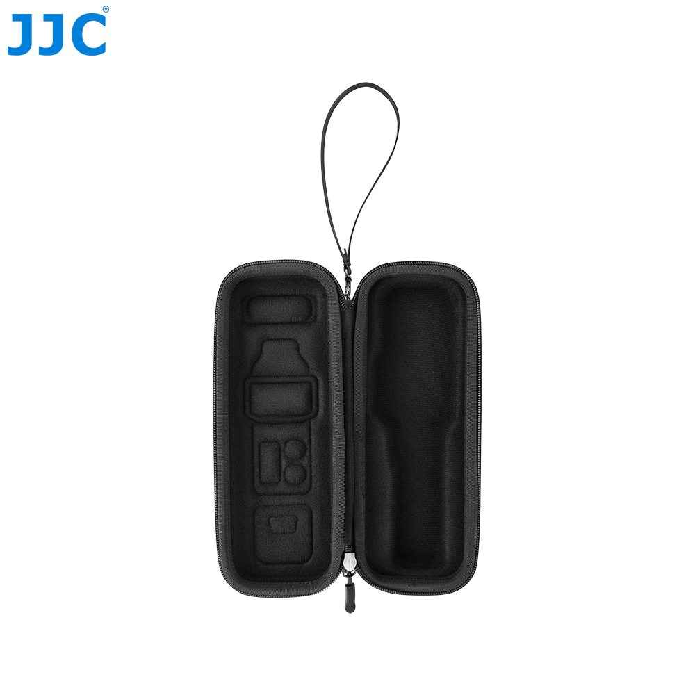 JJC Compact Hard Shell Full-Coverage Protection Case for Insta360 Luna Ultra with Handle Impact-Resistant 3 Layer Protective Structure with Lanyard Hole Detachable Wrist Strap Auick-Release Buckle Black - Image 6