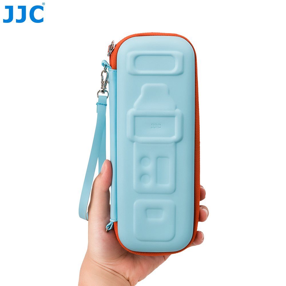 JJC Compact Hard Shell Full-Coverage Protection Case for Insta360 Luna Ultra with Handle Impact-Resistant 3 Layer Protective Structure with Lanyard Hole Detachable Wrist Strap Auick-Release Buckle Blue - Image 8