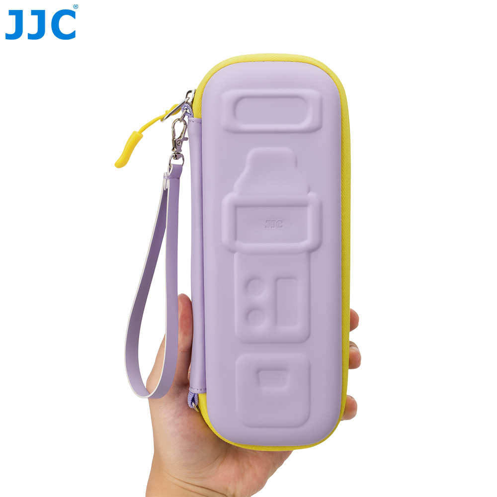JJC Compact Hard Shell Full-Coverage Protection Case for Insta360 Luna Ultra with Handle Impact-Resistant 3 Layer Protective Structure with Lanyard Hole Detachable Wrist Strap Auick-Release Buckle Purple - Image 8
