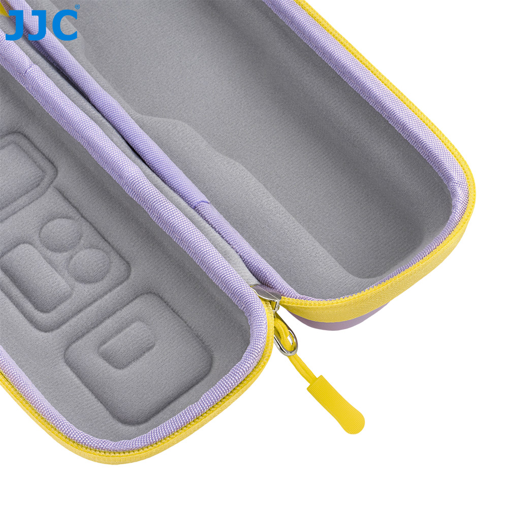 JJC Compact Hard Shell Full-Coverage Protection Case for Insta360 Luna Ultra with Handle Impact-Resistant 3 Layer Protective Structure with Lanyard Hole Detachable Wrist Strap Auick-Release Buckle Purple - Image 5