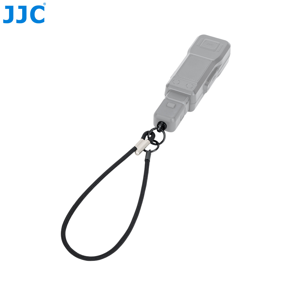 JJC Neck Strap for Osmo Pocket 4P Pocket 4 Pocket 3 Xtra Muse Insta360 Luna Ultra iPhone 17 Air Pro Max Adjustable 32-Spindle Round Cord Woven with Safety Cord Phone Tether Tab 1/4" Lanyard Screw Black - Image 9