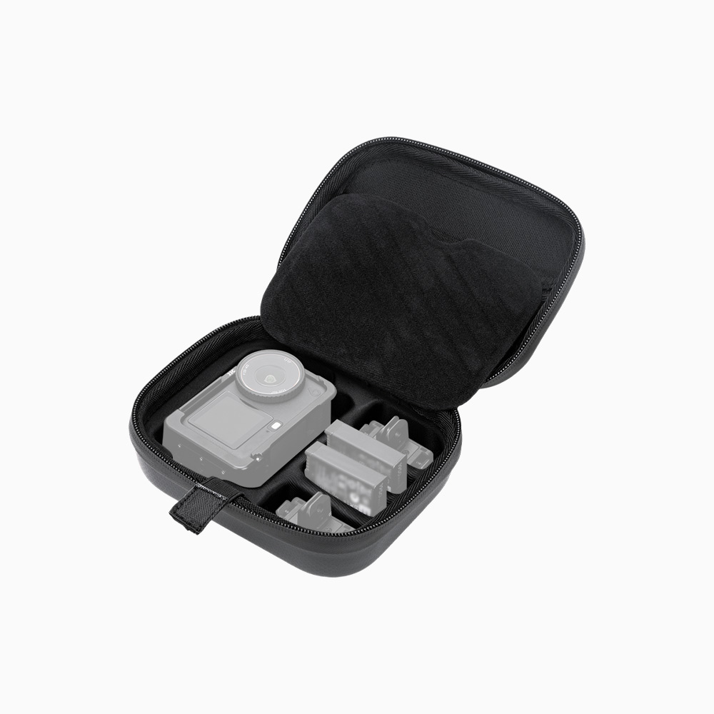 JJC Universal Compact Hard Shell Protective Case for Xtra Edge Atto DJI Action 6 5 Pro 4 Insta360 Ace Pro 2 GoPro Hero 13 12 11 etc. Action Camera Multiple Storage Layers Splash Proof with Battery Memory Card Accessory Slots Carabiner Wrist Strap - Image 2