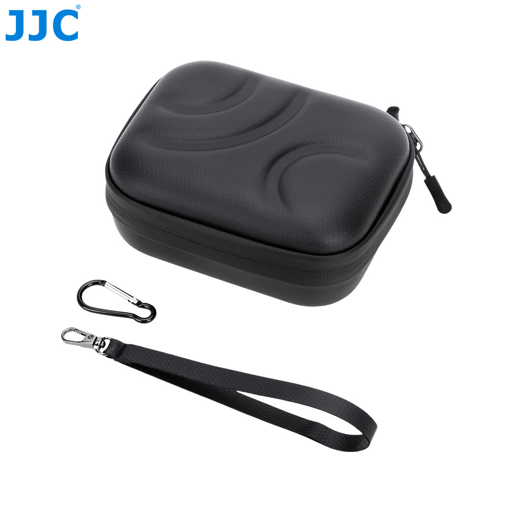 JJC Universal Compact Hard Shell Protective Case for Xtra Edge Atto DJI Action 6 5 Pro 4 Insta360 Ace Pro 2 GoPro Hero 13 12 11 etc. Action Camera Multiple Storage Layers Splash Proof with Battery Memory Card Accessory Slots Carabiner Wrist Strap - Image 10